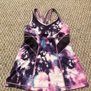 lululemon athletica Purple and Pink Camisole